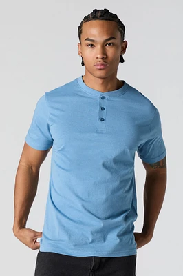 Solid Henley T-Shirt