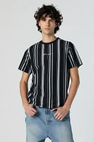 Maui Embroidered Striped T-Shirt