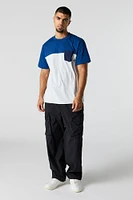 Colourblock Chest Pocket T-Shirt