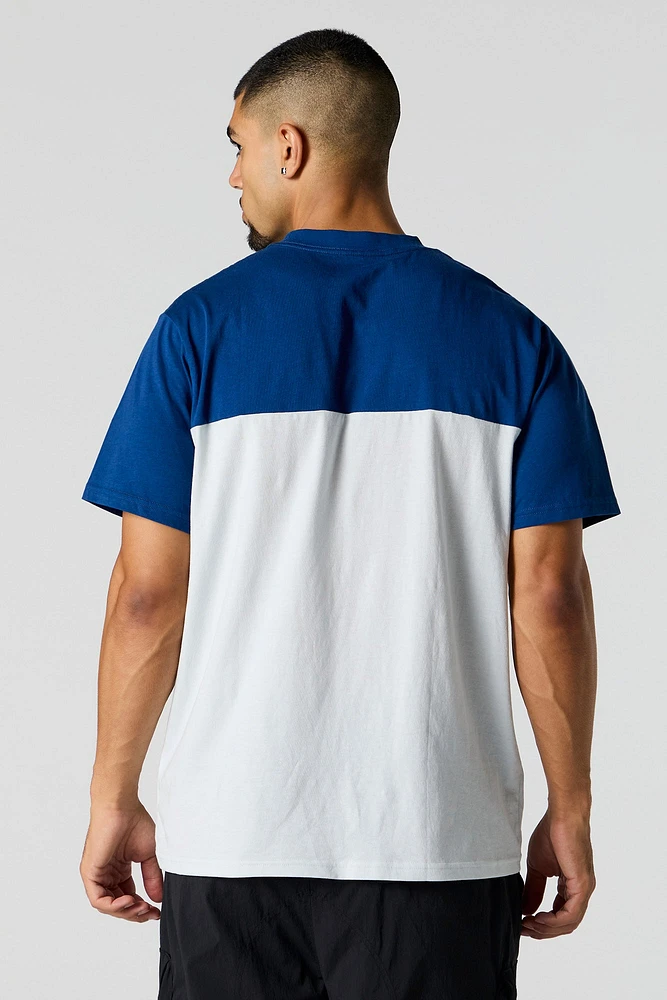 Colourblock Chest Pocket T-Shirt