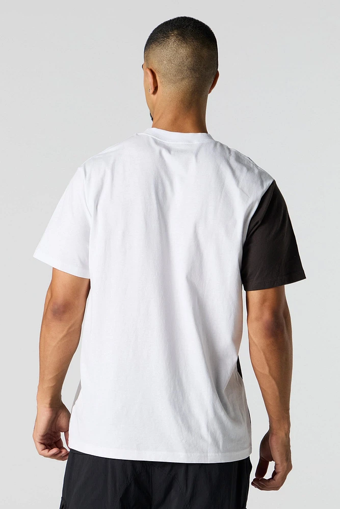 Colourblock Graphic T-Shirt