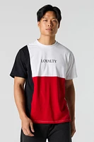 T-shirt avec blocs de couleurs