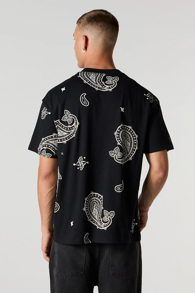 Paisley Print T-Shirt