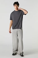 Solid Relaxed Crewneck T-Shirt