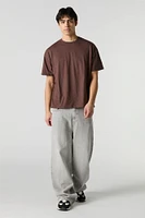 Solid Relaxed Crewneck T-Shirt