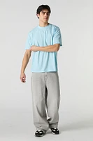 Solid Relaxed Crewneck T-Shirt