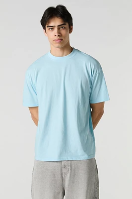 Solid Relaxed Crewneck T-Shirt