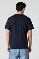 T-shirt à blocs de couleurs