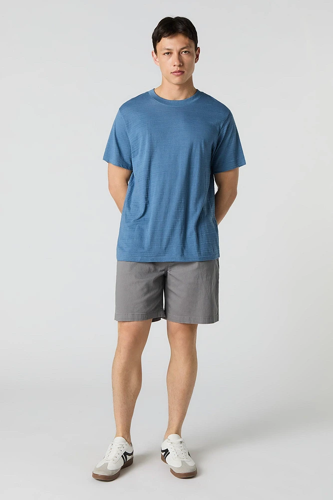 Textured Striped T-Shirt