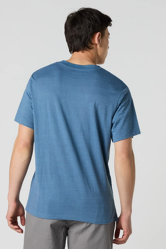 Textured Striped T-Shirt