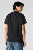 Embroidered Colourblock T-Shirt