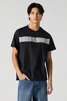 Embroidered Colourblock T-Shirt
