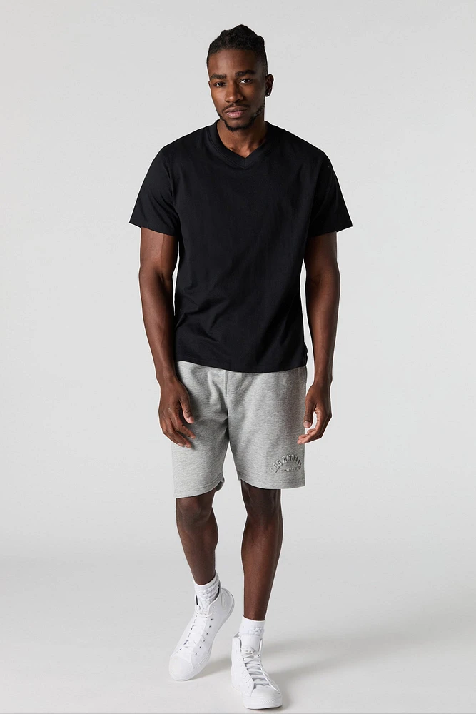 Solid V-Neck T-Shirt