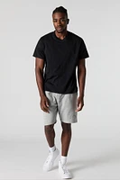 Solid V-Neck T-Shirt