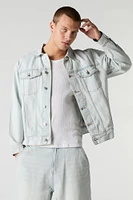 Blouson de style camionneur décontracté en denim