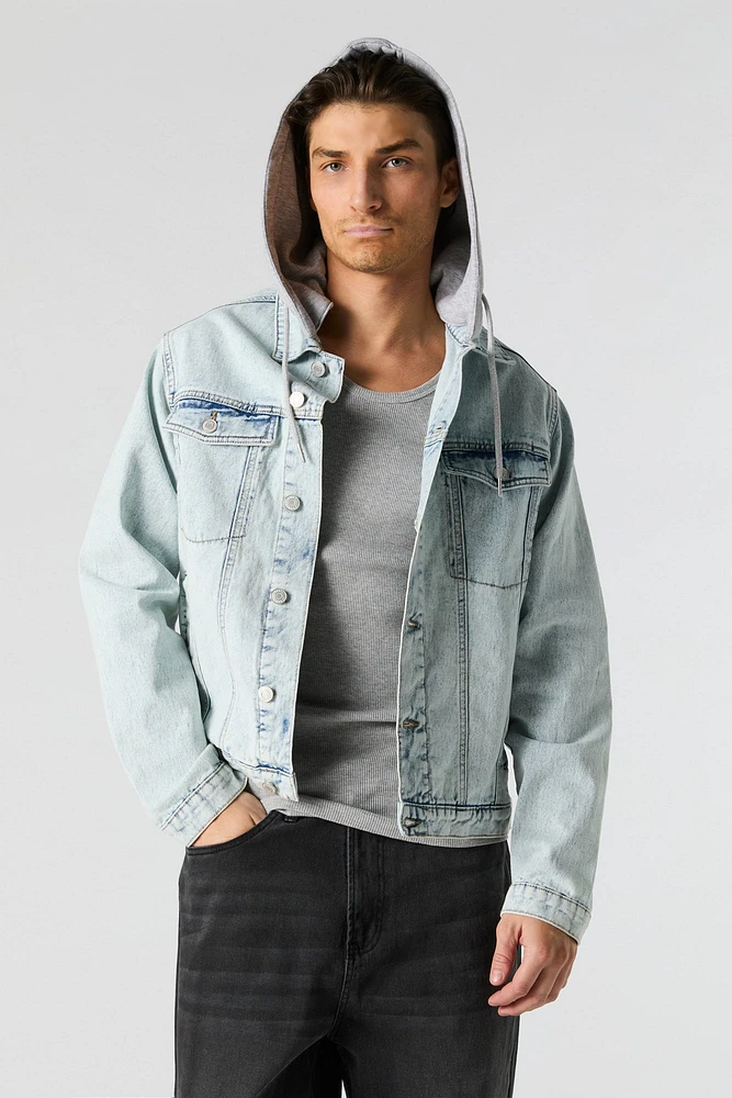 Hooded Denim Jacket