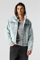 Hooded Denim Jacket