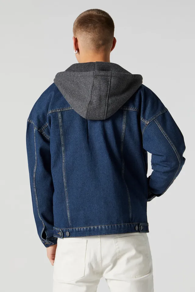 Fleece Lined Denim Jacket – Urban Planet