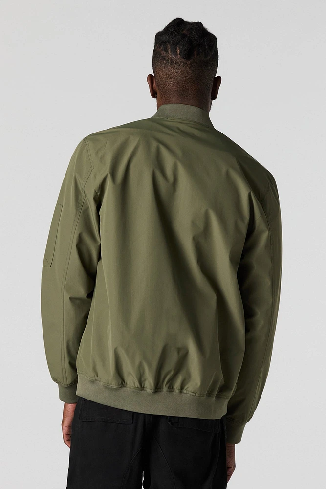 Nylon Bomber Jacket