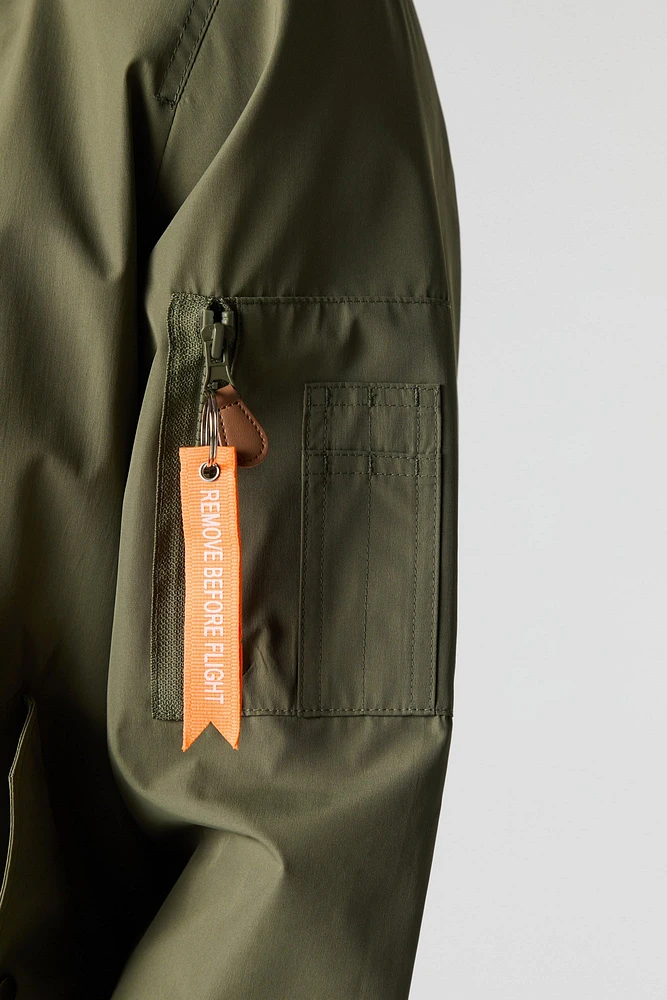 Nylon Bomber Jacket