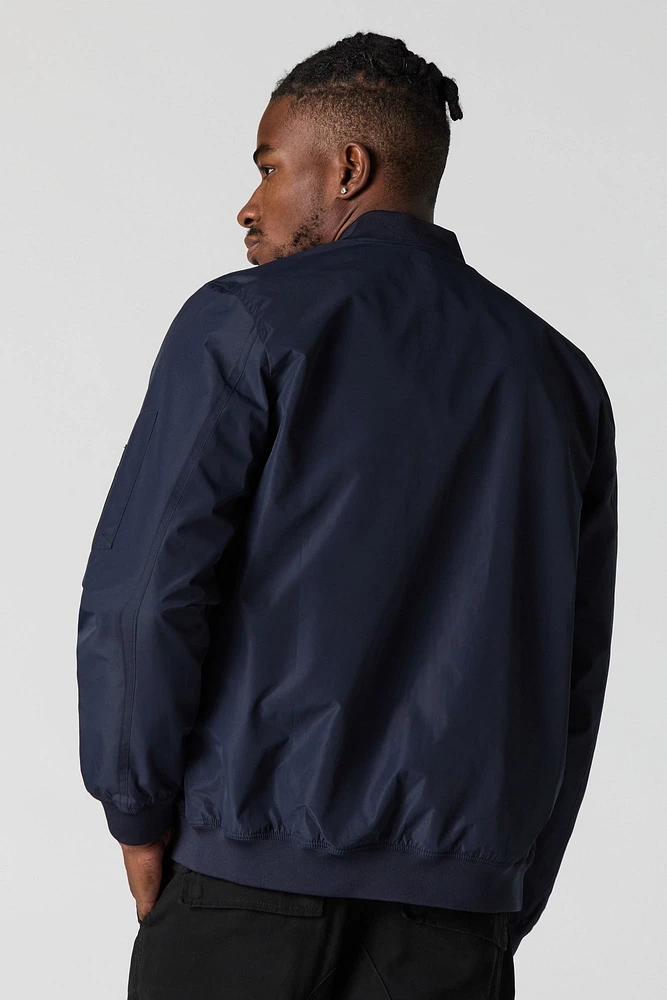 Nylon Bomber Jacket