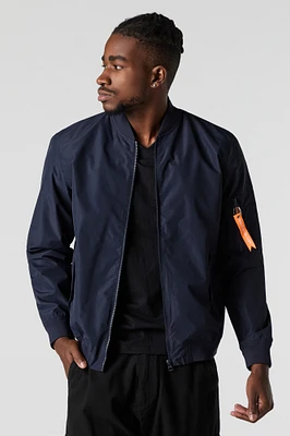 Nylon Bomber Jacket