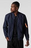 Nylon Bomber Jacket