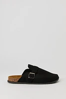 Faux Suede Clog Sandal