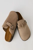 Faux Suede Clog Sandal