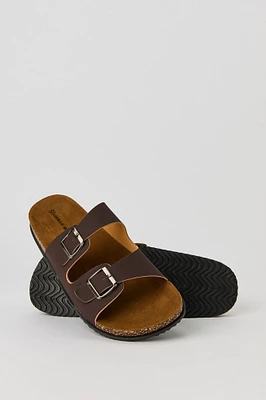 Buckled Cork Sandal