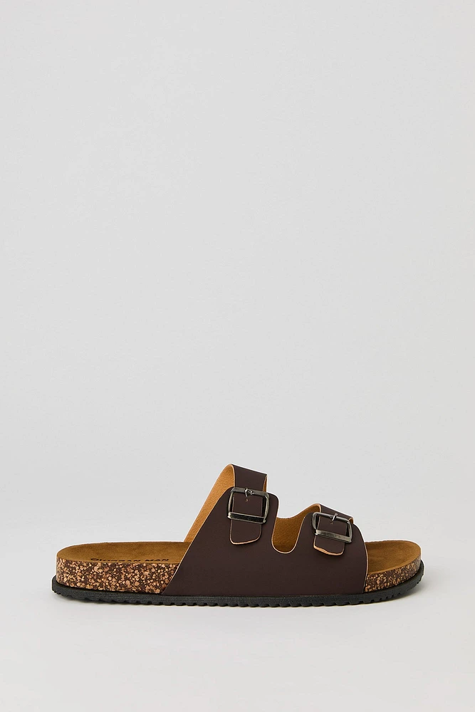 Buckled Cork Sandal