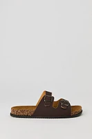 Buckled Cork Sandal