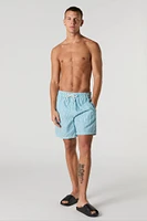 Striped Drawstring Swim Short