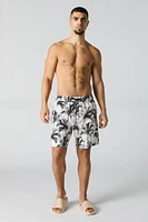 Short de surf imprimé
