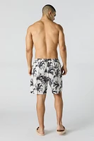 Short de surf imprimé
