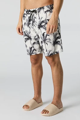 Short de surf imprimé