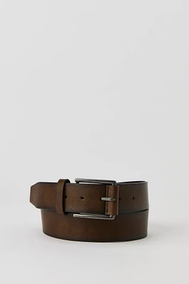 Ceinture brune en similicuir