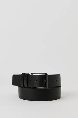 Ceinture noire en similicuir