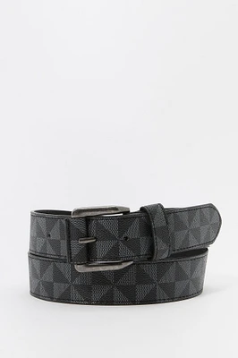 Triangle Print Belt