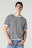 T-shirt en tricot rayé