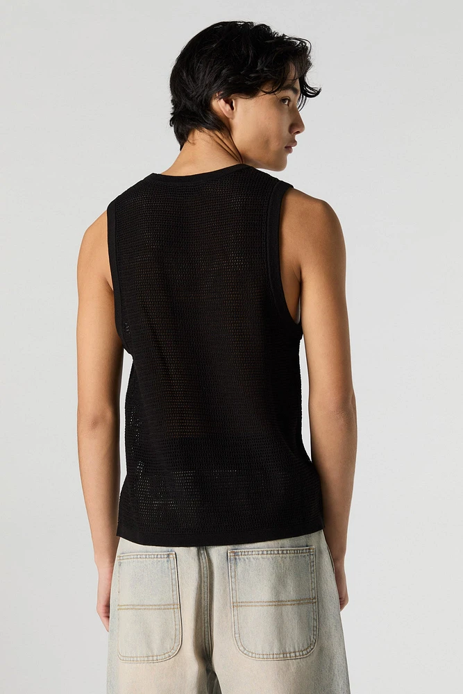 Open Knit Tank