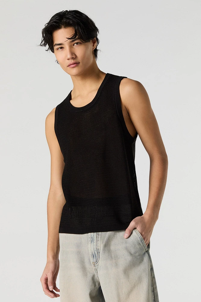 Open Knit Tank