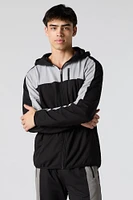 Active Colourblock Zip-Up Hoodie