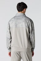 Active Acid Wash Quarter Zip Sweatshirt