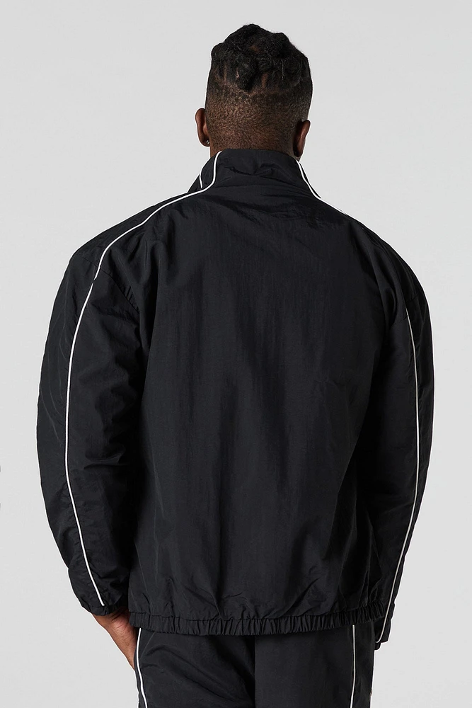 Active Nylon Zip-Up Jacket