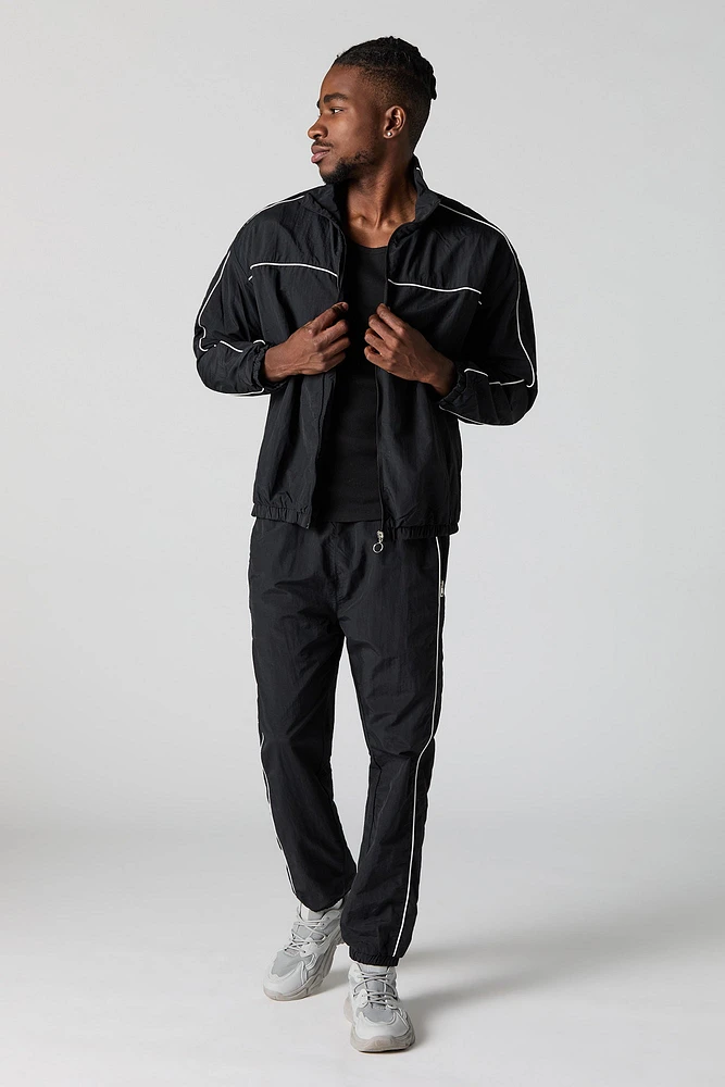 Active Nylon Zip-Up Jacket