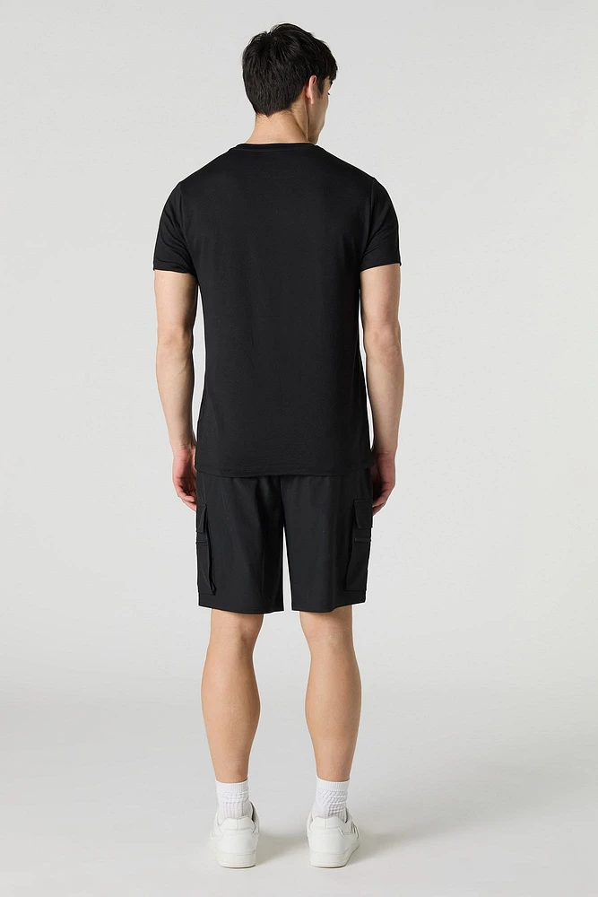 Active 4-Way-Stretch Cargo Short