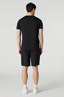 Active 4-Way-Stretch Cargo Short