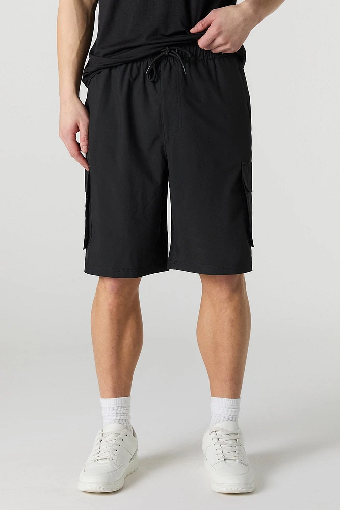 Active 4-Way-Stretch Longline Cargo Short
