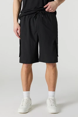 Active 4-Way-Stretch Longline Cargo Short